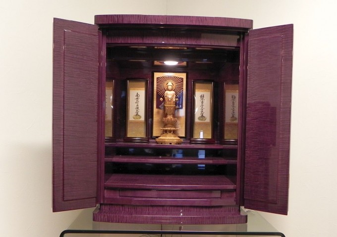21.パープルの上置き仏壇